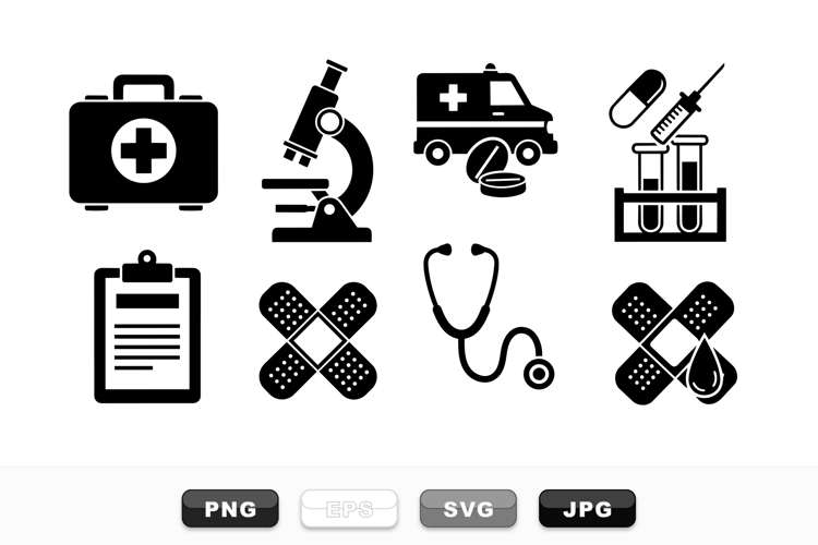 Medical Icons Vector Pack for Healthcare Design
