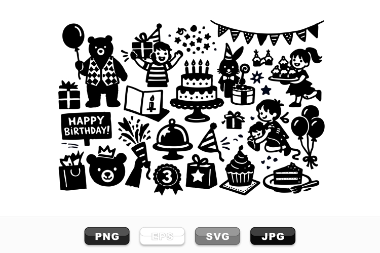 Birthday Cake Clipart Image 16
