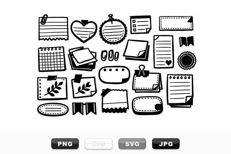 Sticky Notes Clipart