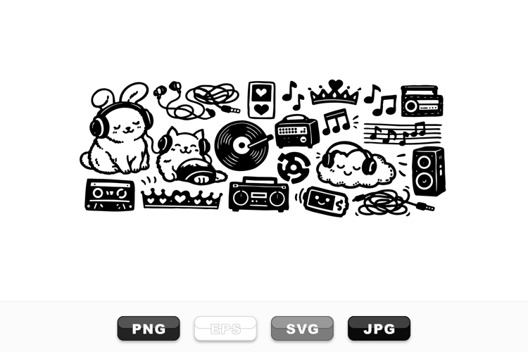 Headphones Vector Image 17