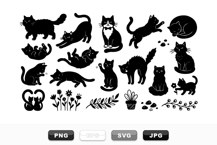 Cat Silhouette Image 12