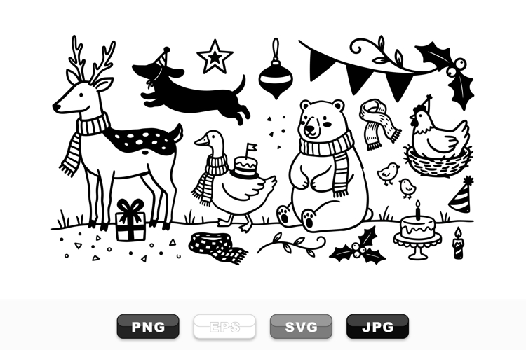 Christmas Party Clipart Image 7
