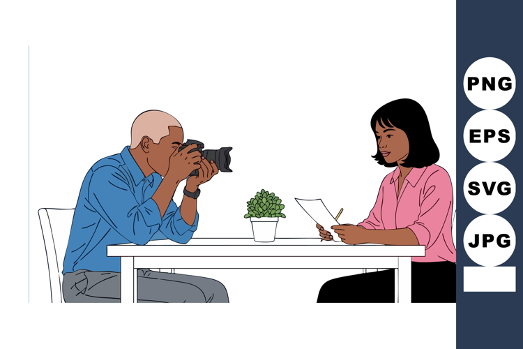 Photographer Clipart Image 4