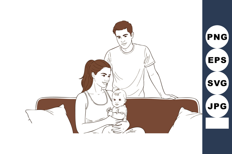 Family Clipart Image 8