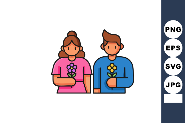 Couple Illustration Image 16