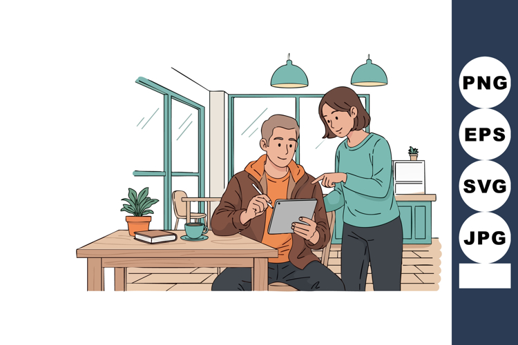 Tablet Clipart Image 16