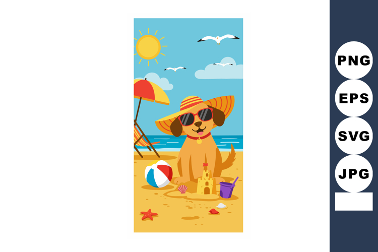 Sun With Sunglasses Clipart Image 5