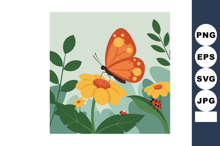 Ladybugs Clipart Image 17