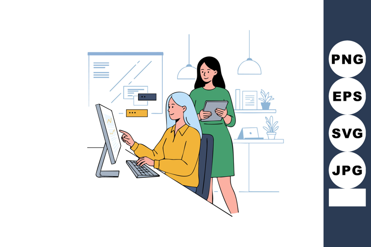 Women Clipart Image 3