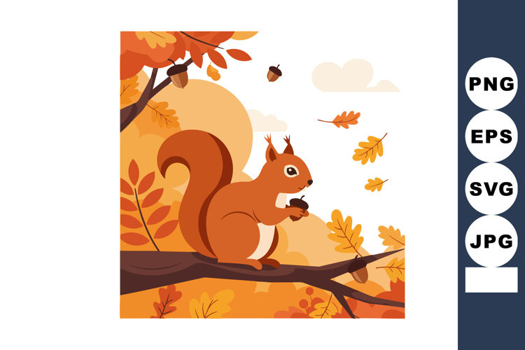 Squirrel Clipart Image 14