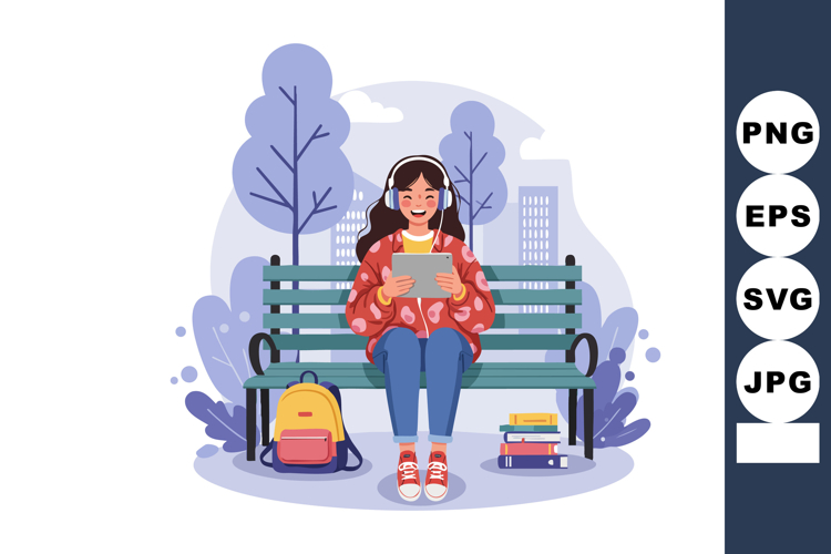 Listening To Music Clipart Image 17