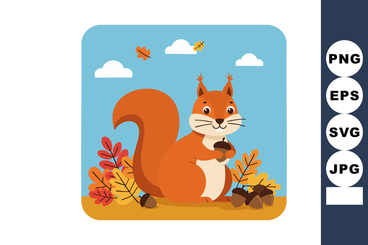 Squirrel Clipart Image 13