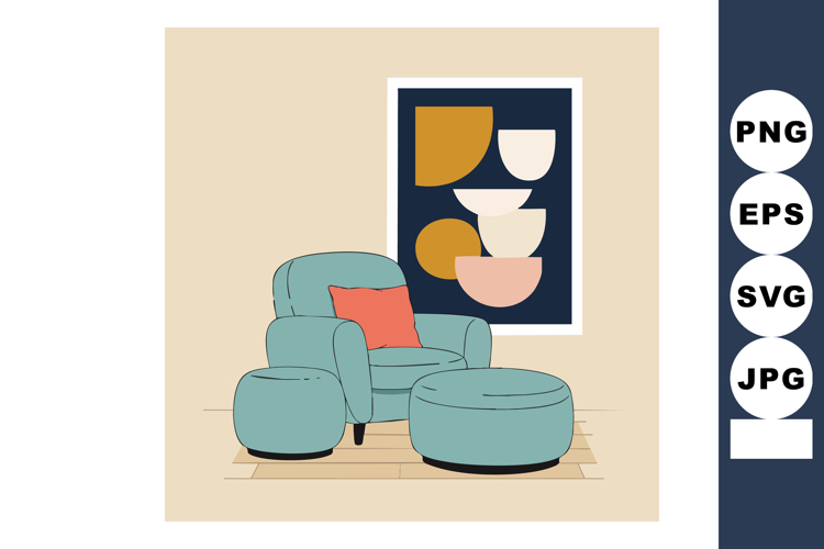 Armchair Clipart Image 2