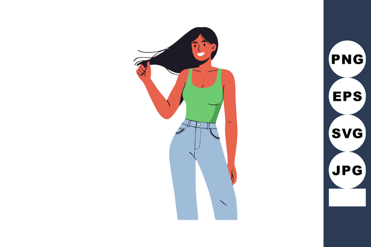 Hair Clipart Image 20