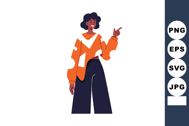 Finger Pointing Clipart Image 11