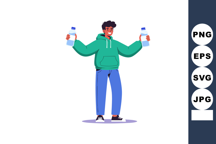 Water Bottle Clipart Image 6