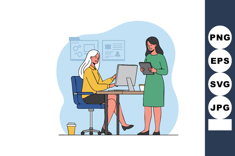 Women Clipart Image 19