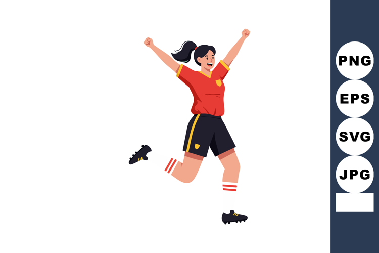 Soccer Player Clipart Image 21