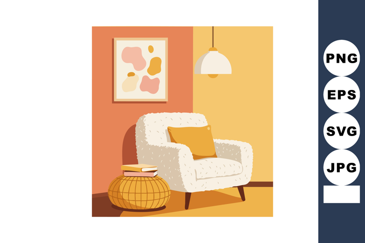 Armchair Clipart Image 23