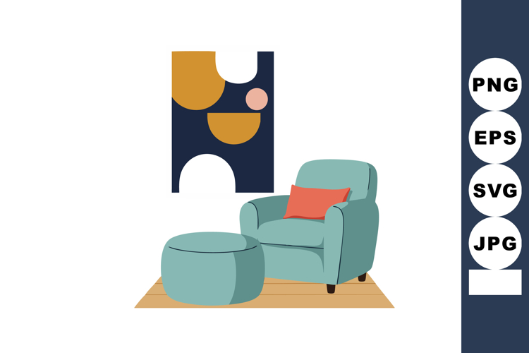 Armchair Clipart Image 22