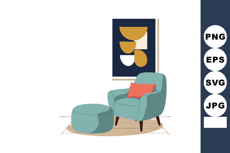 Armchair Clipart Image 21