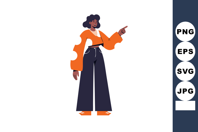 Finger Pointing Clipart Image 14