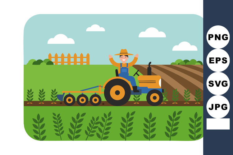 Tractor Clipart Image 16