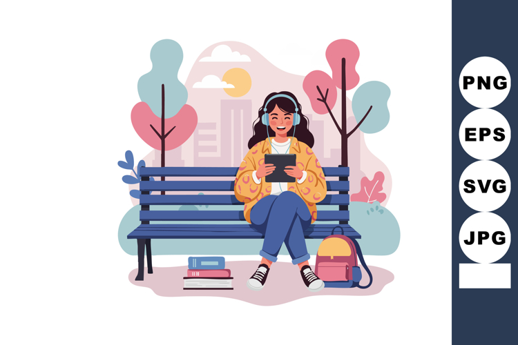 Listening To Music Clipart Image 19