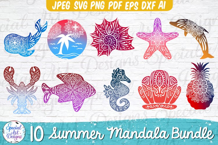 Mandala sea turtle svg Image 6