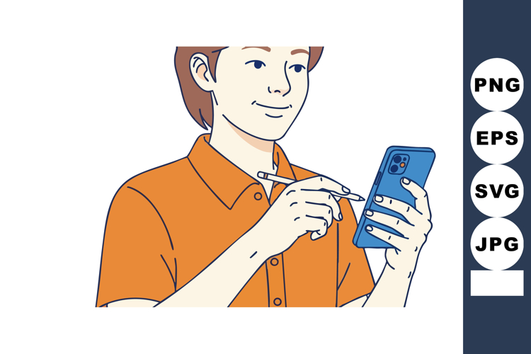 Smartphone Clipart Image 18