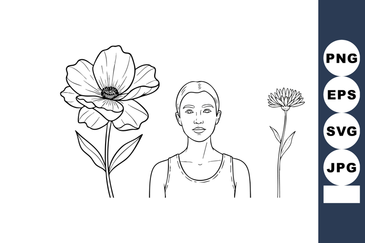 Flower Vector Image 23