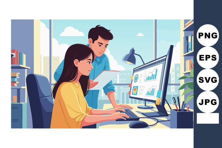 Computer Screen Clipart Image 3