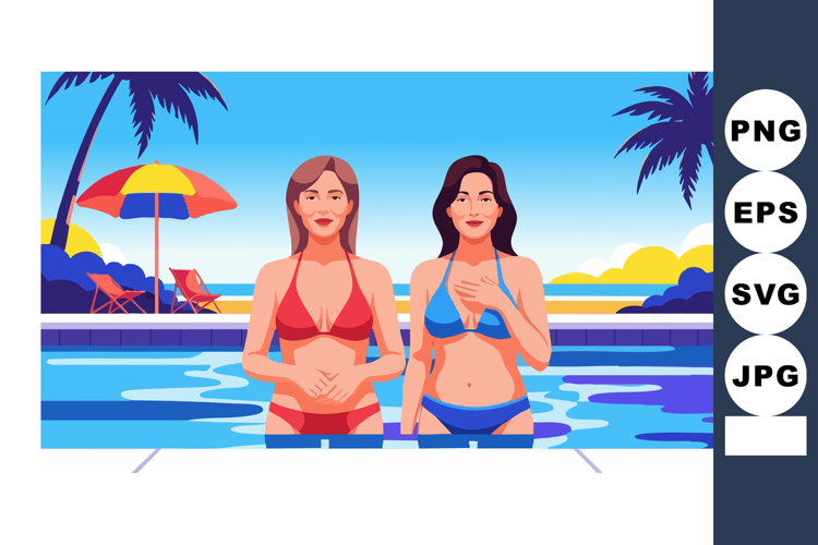 Swimming Pool Clipart Image 6
