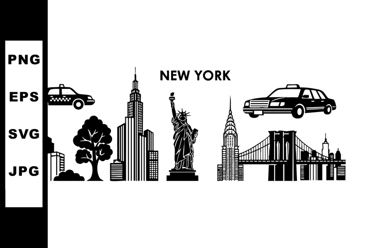 City Skyline Clipart Image 8