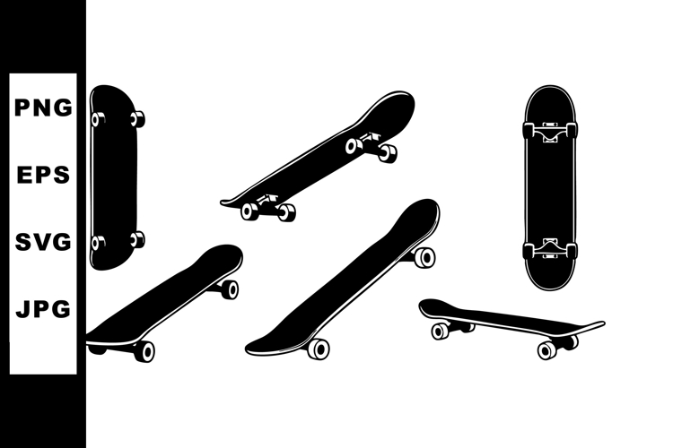  Skateboard Clipart Image 2