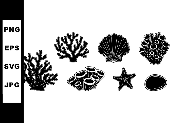 Coral Silhouette Image 18