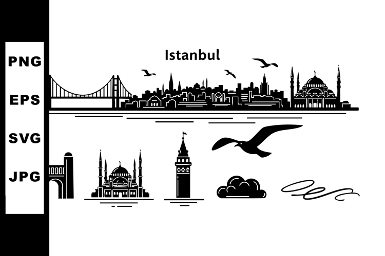 City Skyline Clipart Image 23