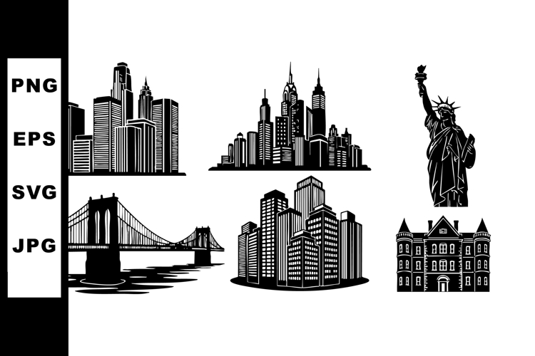 City Skyline Clipart Image 18