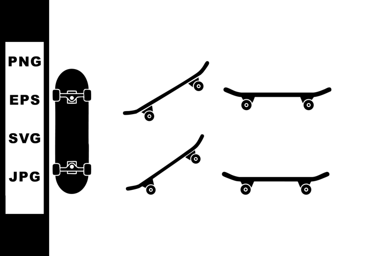  Skateboard Clipart