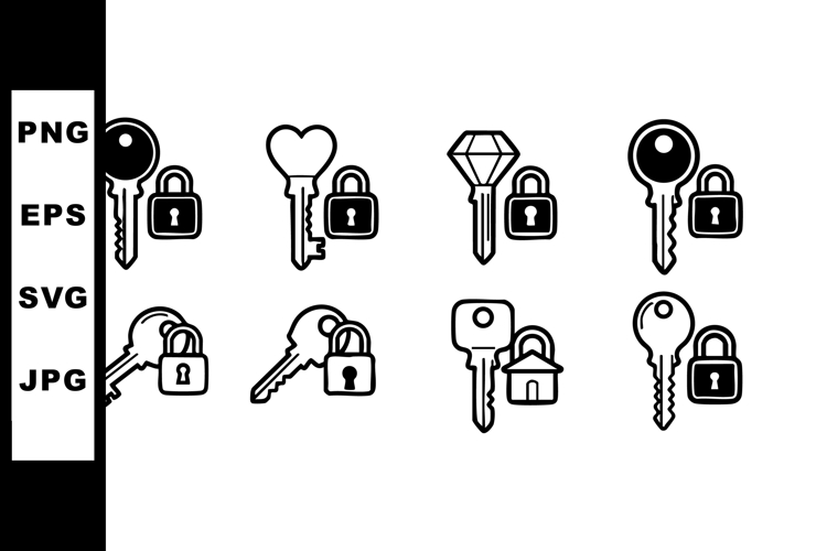 Key Clipart Image 5