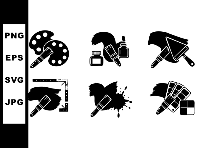 Art Palette Clipart Image 12