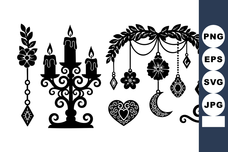 Flower Silhouette Image 8