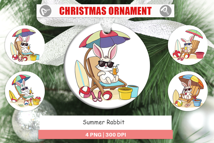 Ornament Summer Rabbit