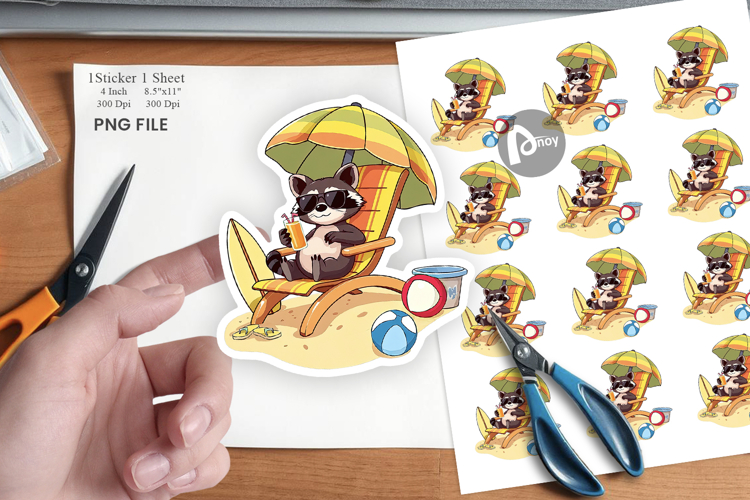 Raccoon Clipart Image 10