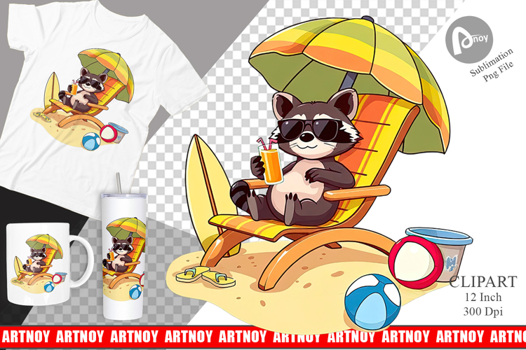 Raccoon Clipart Image 11
