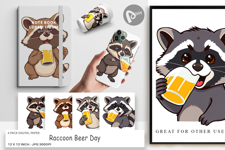 Raccoon Clipart Image 23