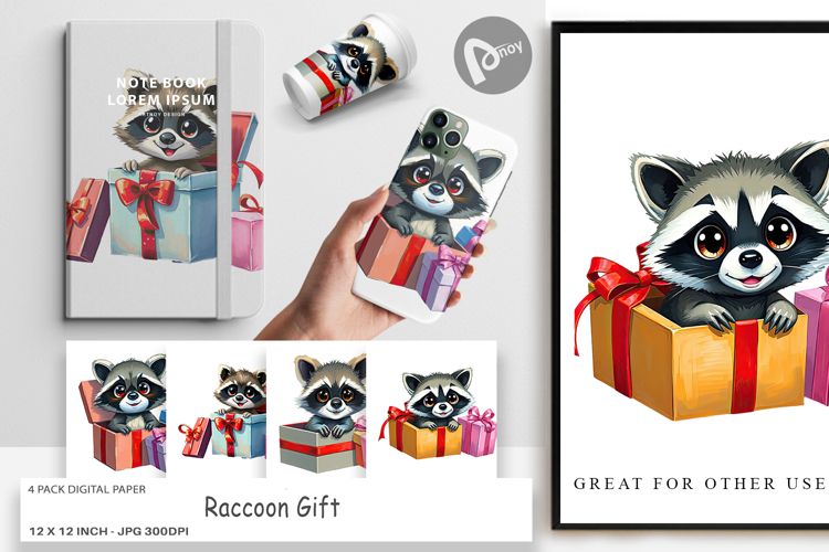 Raccoon Clipart Image 16