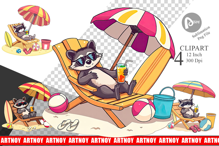 Raccoon Clipart Image 15
