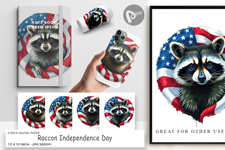 Raccoon Clipart Image 4