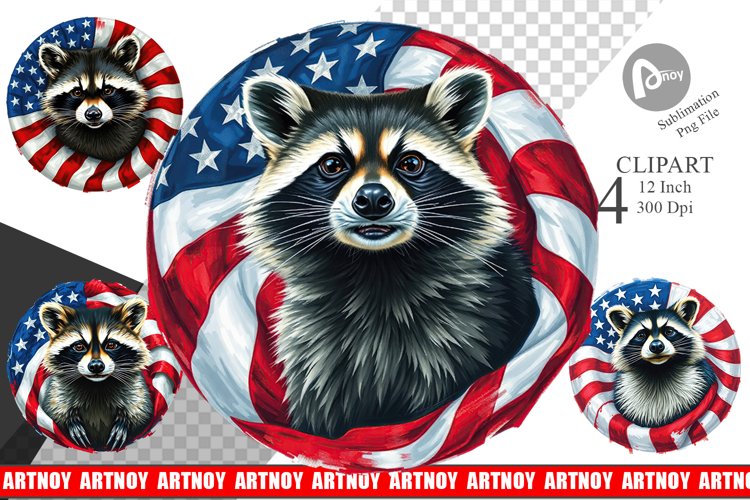 Raccoon Clipart Image 7